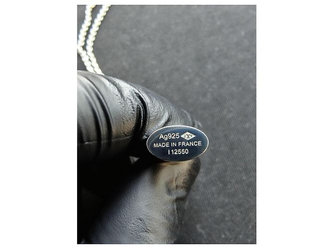 Collar Louis Vuitton Lockit Learn en plata de ley 925 - vista 3