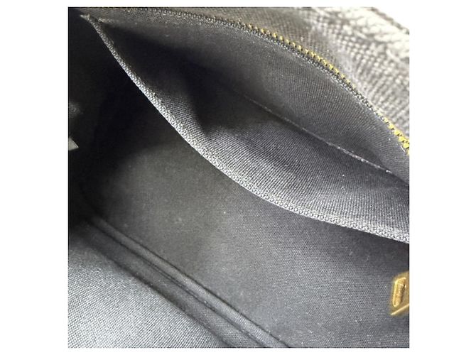 Prada Canapa Canvas Black Handtasche Schwarz - Ansicht 14