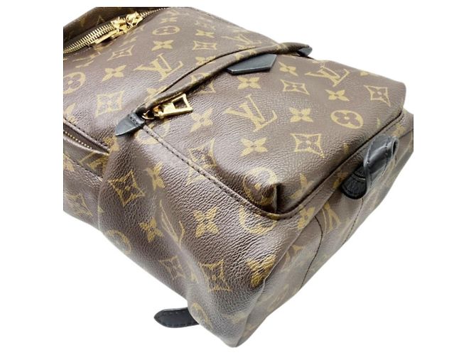 Zaino Louis Vuitton Monogram Palm Springs PM M44871 Marrone Nero - vista 5