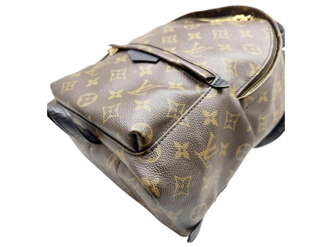 Zaino Louis Vuitton Monogram Palm Springs PM M44871 Marrone Nero - vista 6