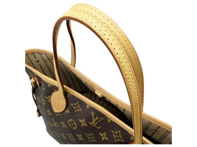 Bolso Tote Louis Vuitton Monogram Neverfull PM Castaño - vista 11