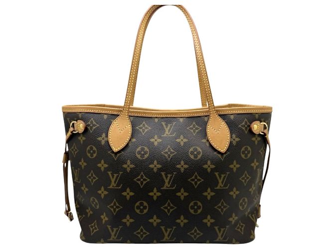 Bolso Tote Louis Vuitton Monogram Neverfull PM Castaño - vista 2