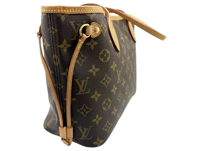 Bolso Tote Louis Vuitton Monogram Neverfull PM Castaño - vista 3