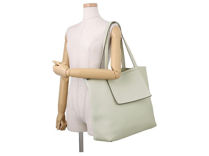 Bolso Cabasellier 46 Hermès Gris Verde claro - vista 4
