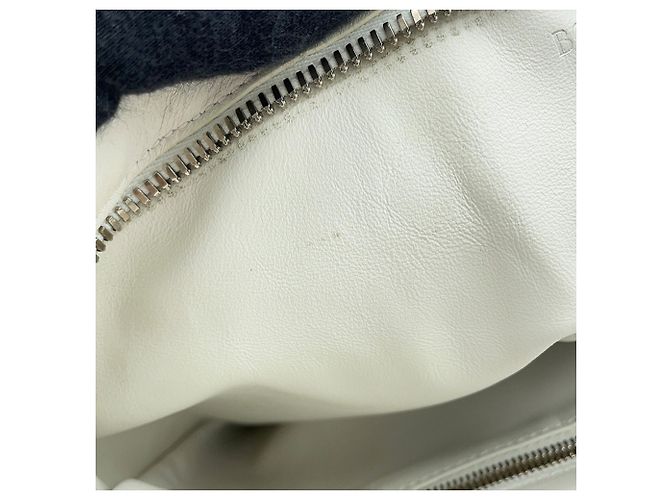 Borsa a mano Bottega Veneta in pelle bianca Bianco - vista 13