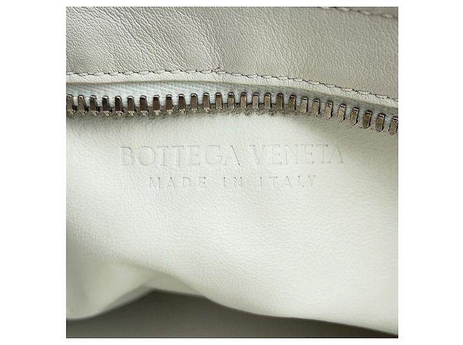 Borsa a mano Bottega Veneta in pelle bianca Bianco - vista 16
