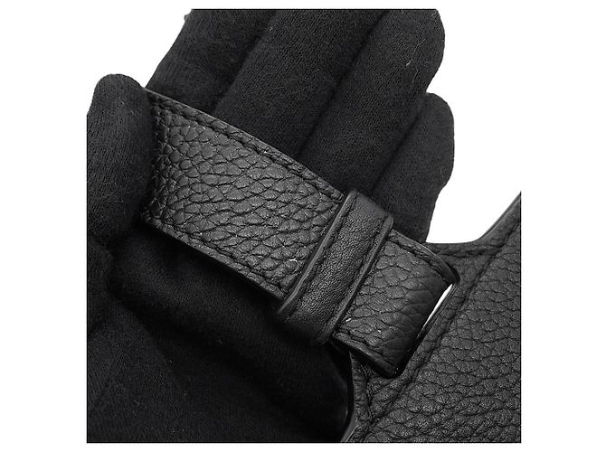 Borsa a mano Loewe Body Bag Vertical T-Pocket in pelle Nero - vista 12
