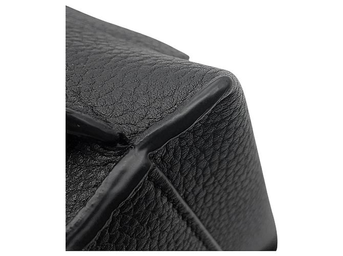 Borsa a mano Loewe Body Bag Vertical T-Pocket in pelle Nero - vista 7