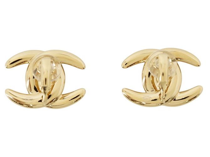 Chanel Gold Clip-On Ohrringe Golden - Ansicht 3