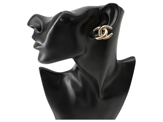 Chanel Gold Clip-On Ohrringe Golden - Ansicht 4