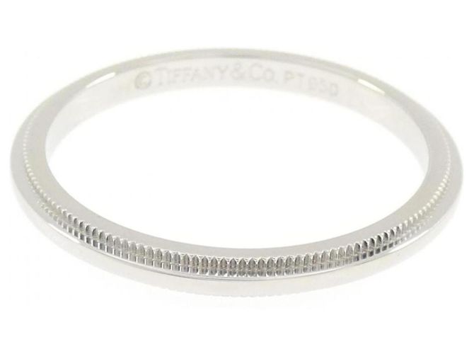 Autre Marque Tiffany & Co. Milgrain Ring aus Platin - Ansicht 2