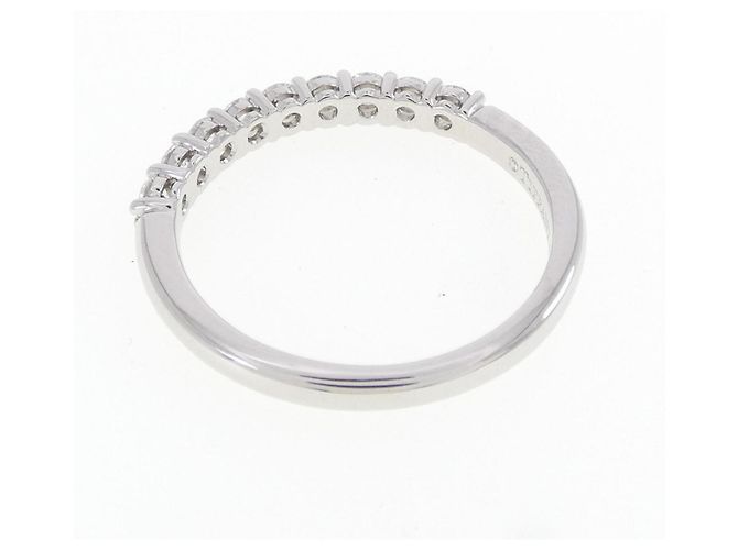 Autre Marque Tiffany Band Ring aus Platin mit Diamant - Ansicht 3