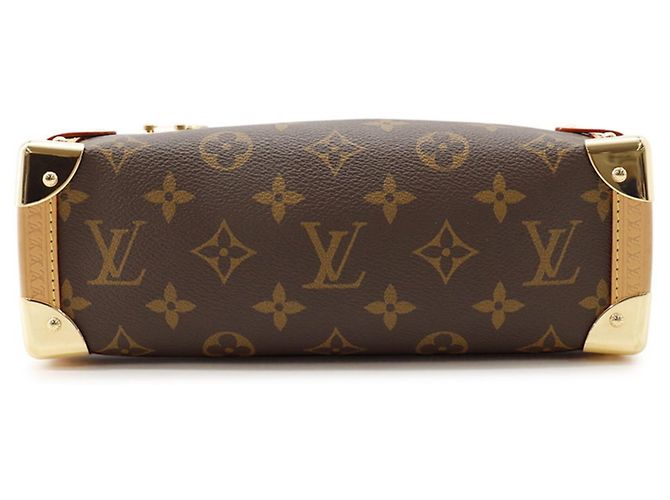 Bolso Louis Vuitton Monogram Side Trunk MM Castaño Monograma - vista 3