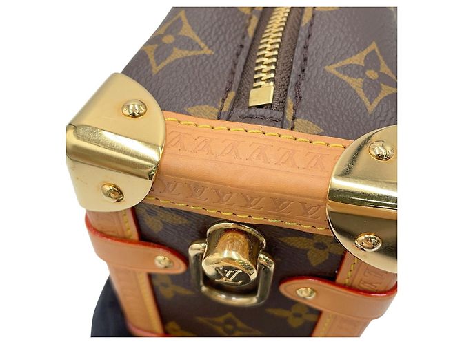 Bolso Louis Vuitton Monogram Side Trunk MM Castaño Monograma - vista 8