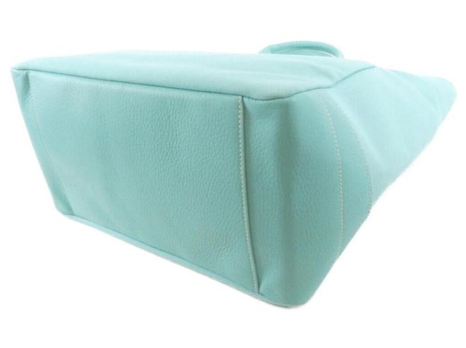 Autre Marque Borsa Tiffany Blue in pelle e tela - vista 2