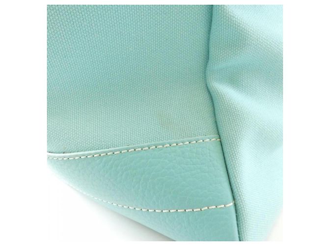 Autre Marque Borsa Tiffany Blue in pelle e tela - vista 3