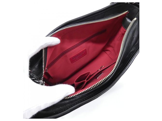 Borsa a tracolla Chanel Gabrielle Line AS1521 Nero - vista 10