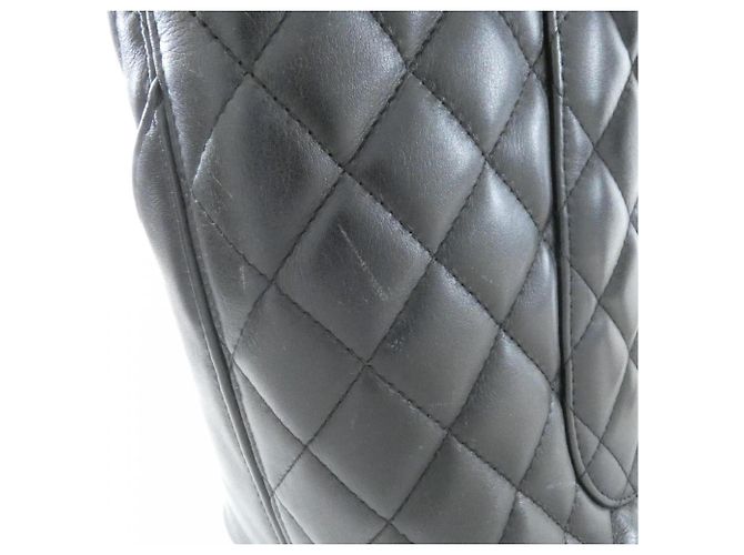 Borsa Chanel Cambon Line 25169 Nero Bianco - vista 4