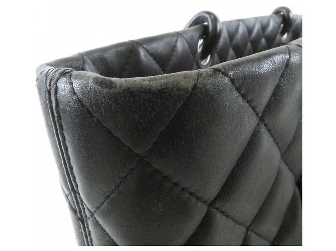 Borsa Chanel Cambon Line 25169 Nero Bianco - vista 5