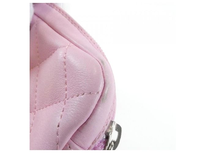 Borsa a tracolla Chanel Cambon Line 25178 Nero Rosa - vista 6