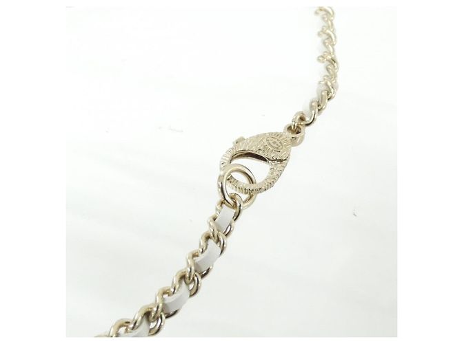 Chanel AB0124 Halskette Weiß Golden - Ansicht 4