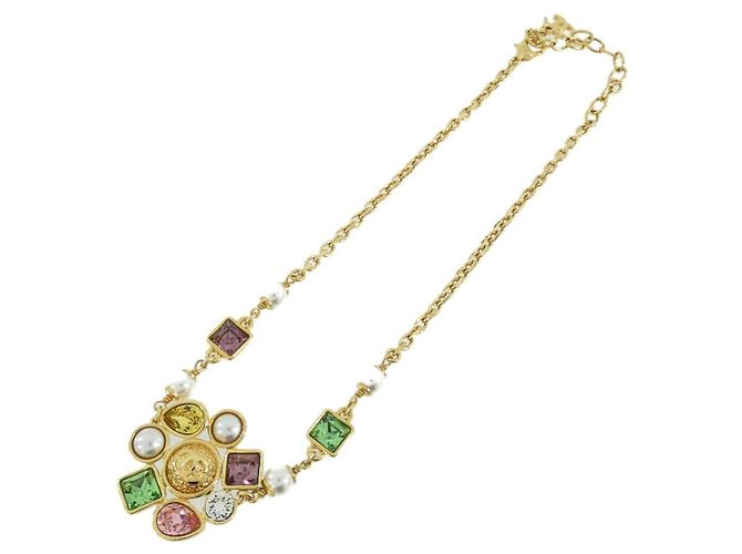 Collar Chanel ABG987 Multicolor Dorado - vista 2