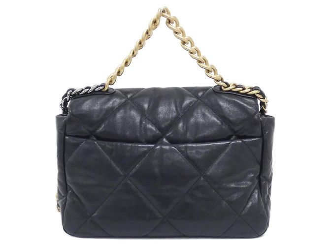 Chanel 19 Schultertasche Schwarz - Ansicht 2