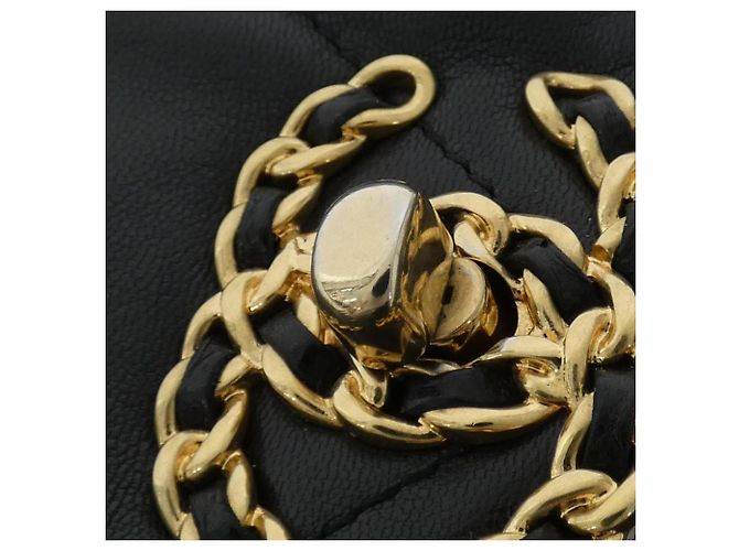 Chanel 19 Schultertasche Schwarz - Ansicht 7
