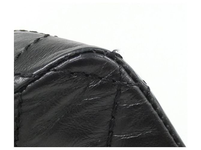 Borsa a tracolla Chanel AS0874 in pelle di vitello nera Nero - view 3