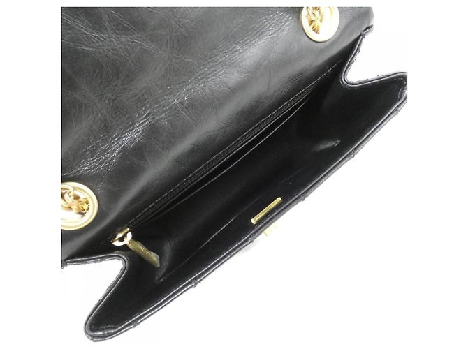 Borsa a tracolla Chanel AS0874 in pelle di vitello nera Nero - view 9