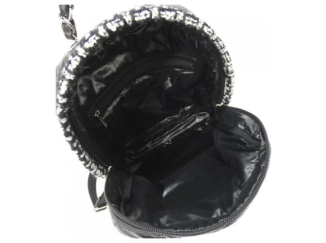 Mochila Chanel AS2109 Negro Blanco - vista 7