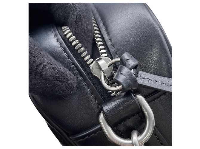 Borsa a tracolla con catena Gucci GG Marmont Matelassé Small Nero - vista 12