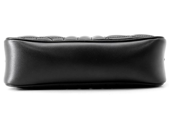 Borsa a tracolla con catena Gucci GG Marmont Matelassé Small Nero - vista 3