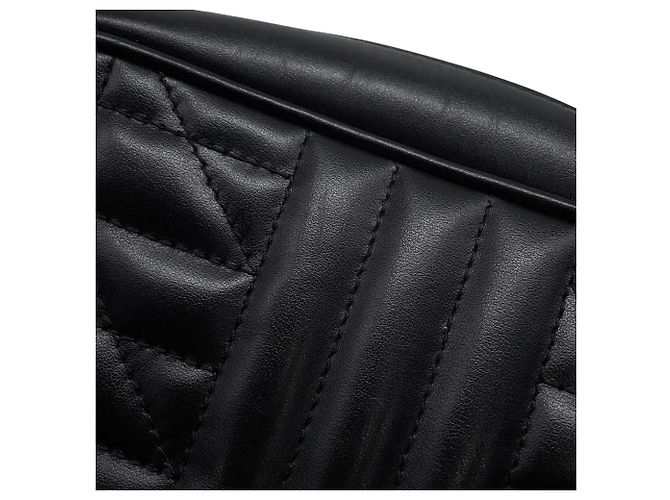 Borsa a tracolla con catena Gucci GG Marmont Matelassé Small Nero - vista 9