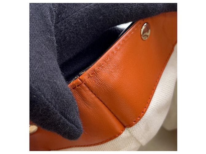 Borsa Tote Gucci in marrone e blu navy - vista 8