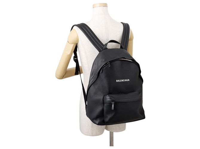 Zaino Balenciaga Everyday in pelle Nero - vista 4