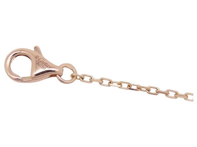 Collana Cartier Double C Diamanti in Oro Rosa 18K D'oro - vista 7