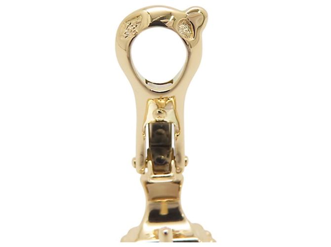 Brincos de pressão Van Cleef & Arpels Alhambra Branco Dourado - vista 10