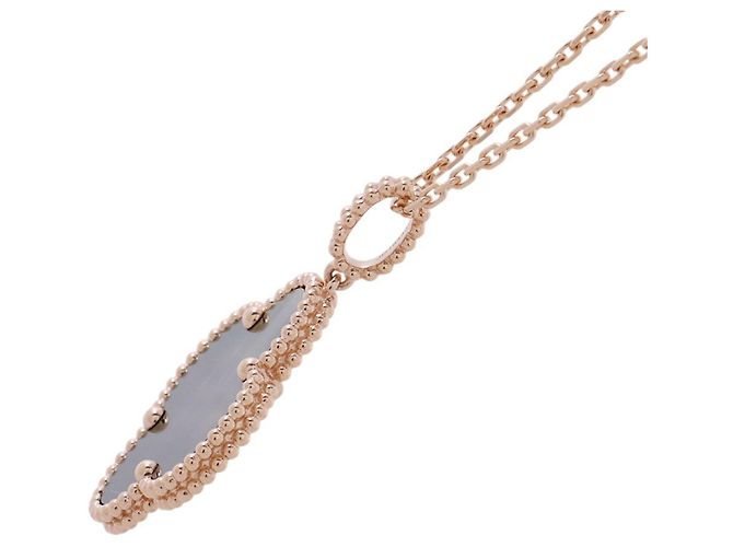 Van Cleef & Arpels Collar Largo Magic Alhambra Castaño Dorado - vista 2