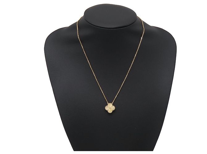 Collana Pendente Alhambra Van Cleef & Arpels D'oro - vista 3