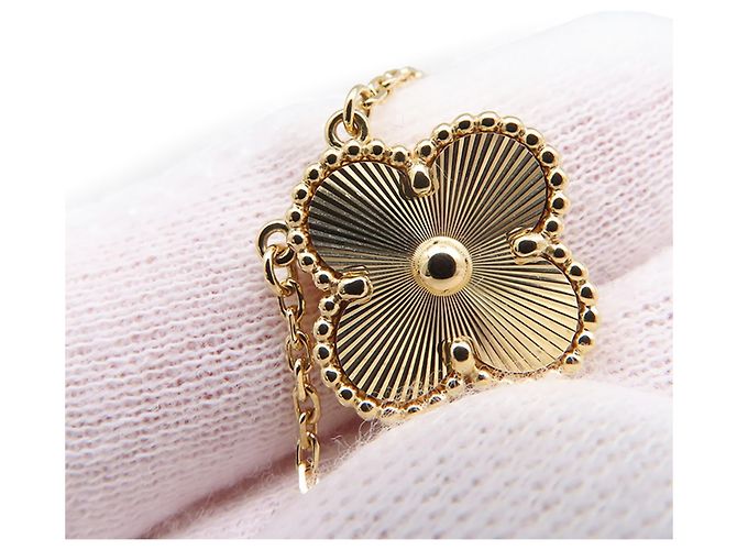 Collana Pendente Alhambra Van Cleef & Arpels D'oro - vista 5