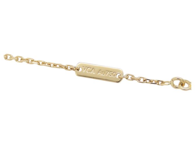 Collana Pendente Alhambra Van Cleef & Arpels D'oro - vista 9