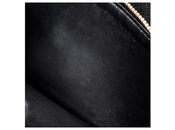 Portafoglio a spalla in pelle Saffiano Prada Nero - vista 10