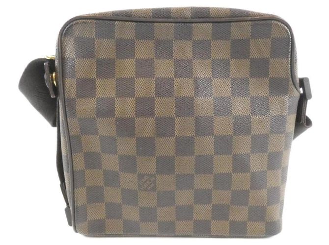Bolsa de Ombro Louis Vuitton Damier Olaf PM Marrom - vista 2