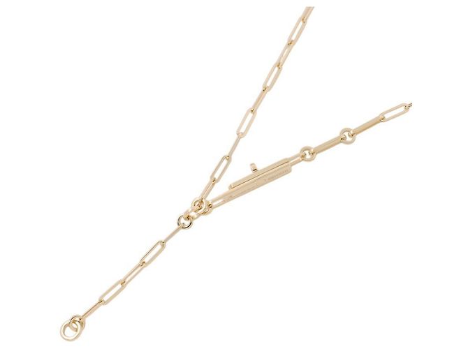 Hermès Collana Lariat Hermes Kelly Chaine D'oro - vista 3