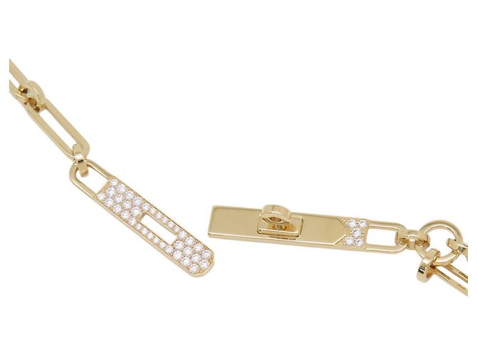 Hermès Collana Lariat Hermes Kelly Chaine D'oro - vista 6