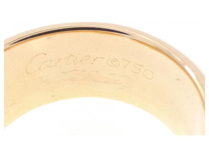 Anello Cartier 2C Band in oro 18K - vista 3