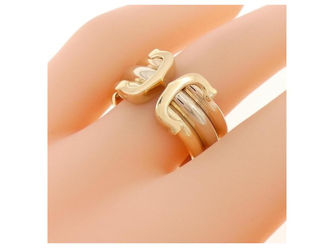 Anello Cartier 2C Band in oro 18K - vista 4