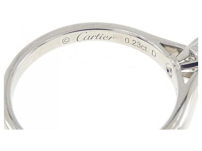 Cartier 1895 Platin-Diamant-Bandring - Ansicht 4