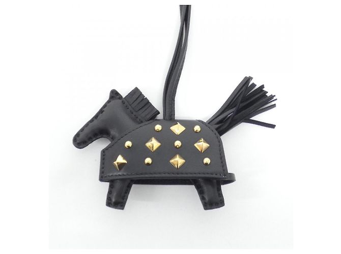 Hermès Hermes Rodeo Robeo Lock PM Handbag Charm Nero - vista 2